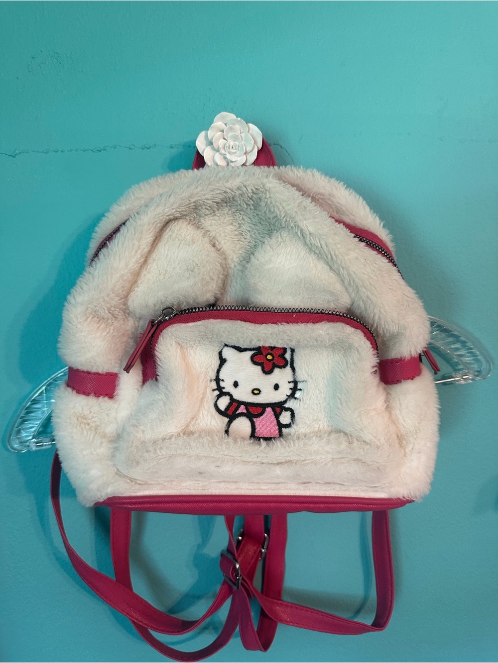 Hello Kitty Plush Mini Backpack